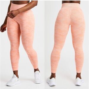 AYBL Seamless Leggings Activewear Orange Size XS